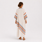Caftan Amira Blanc Ethnique — vue 2