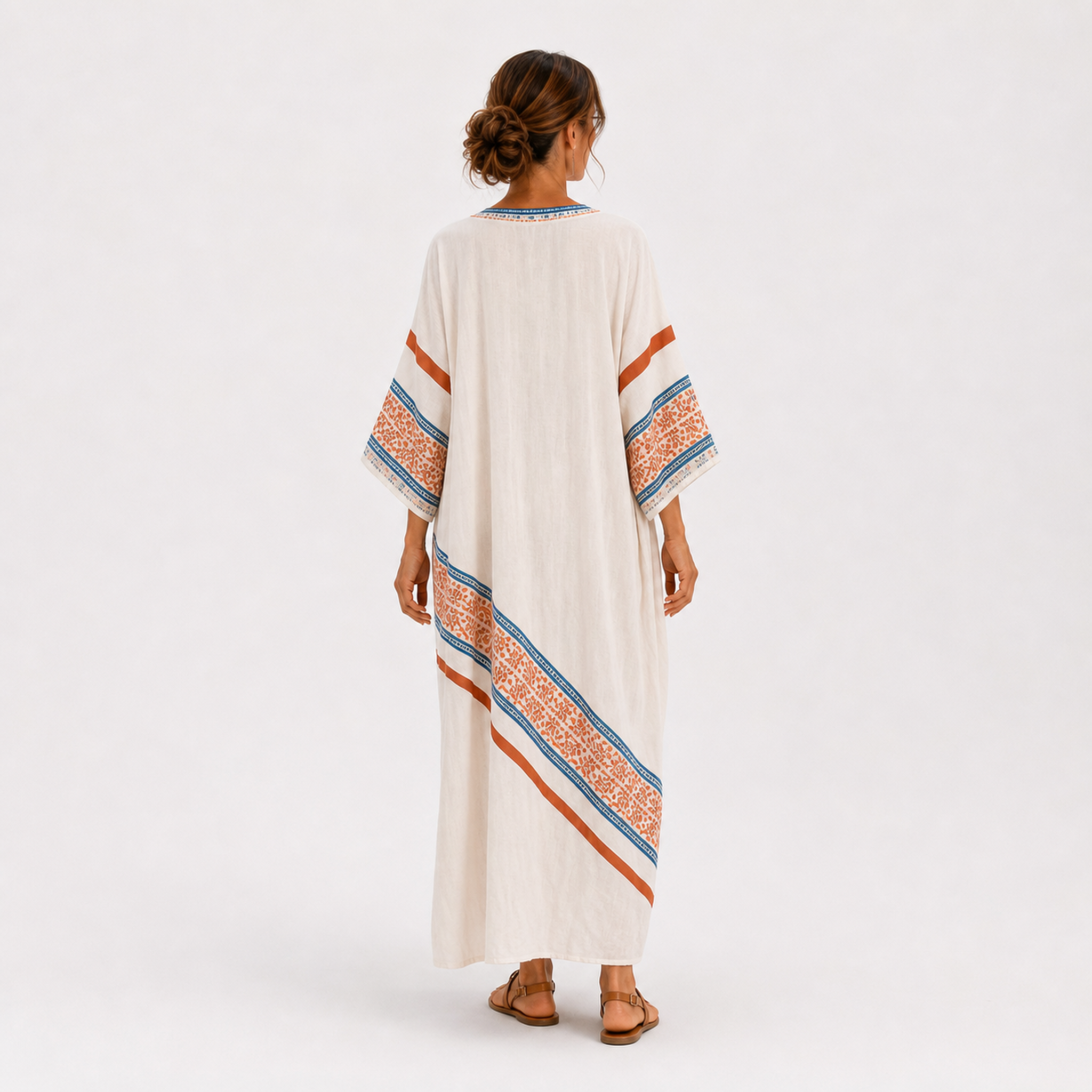 Caftan Amira Blanc Ethnique