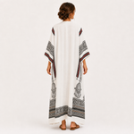 Caftan Clara Blanc Ethnique — vue 2
