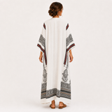 Caftan Clara Blanc Ethnique — vue 2