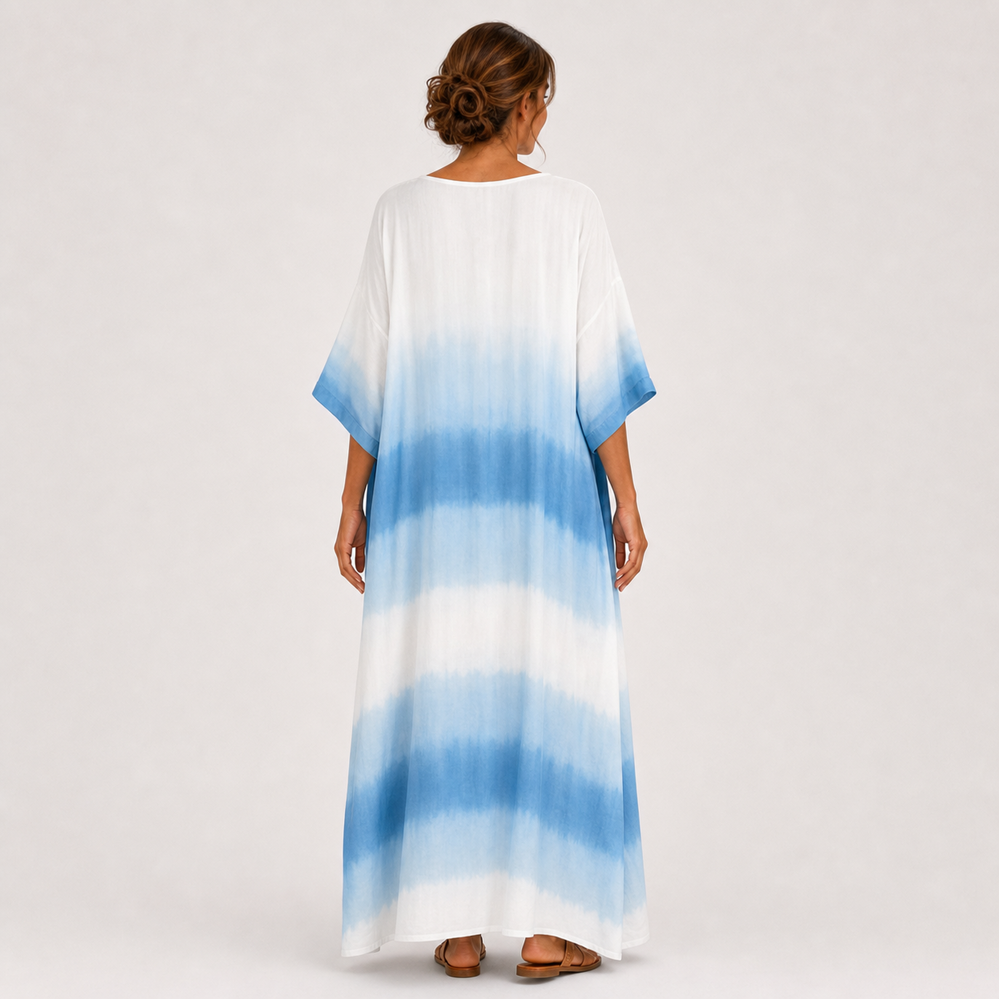 Caftan Jamila Bleu Dégradé