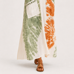 Caftan Mariam Tie-Dye Vert — vue 4