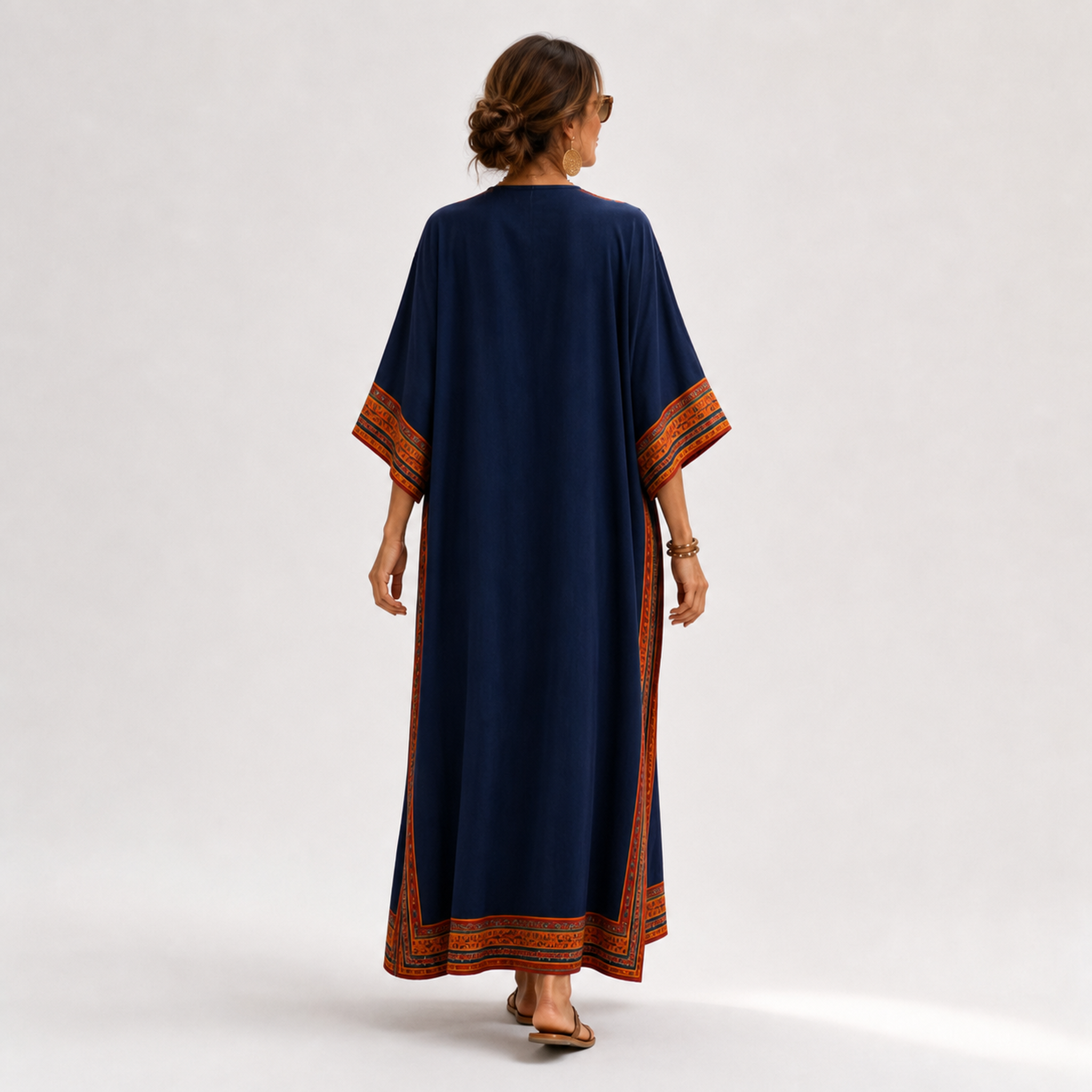Caftan Samira Bleu Ethnique