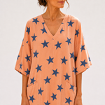 Caftan Selma Corail Étoilé