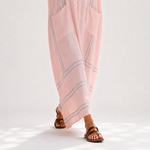 Caftan Soraya Rose à Rayures