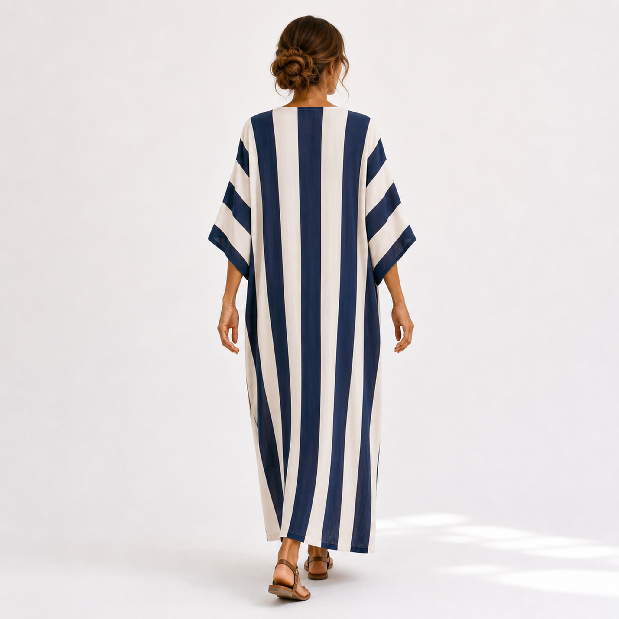 Caftan Yasmina Bleu Marine