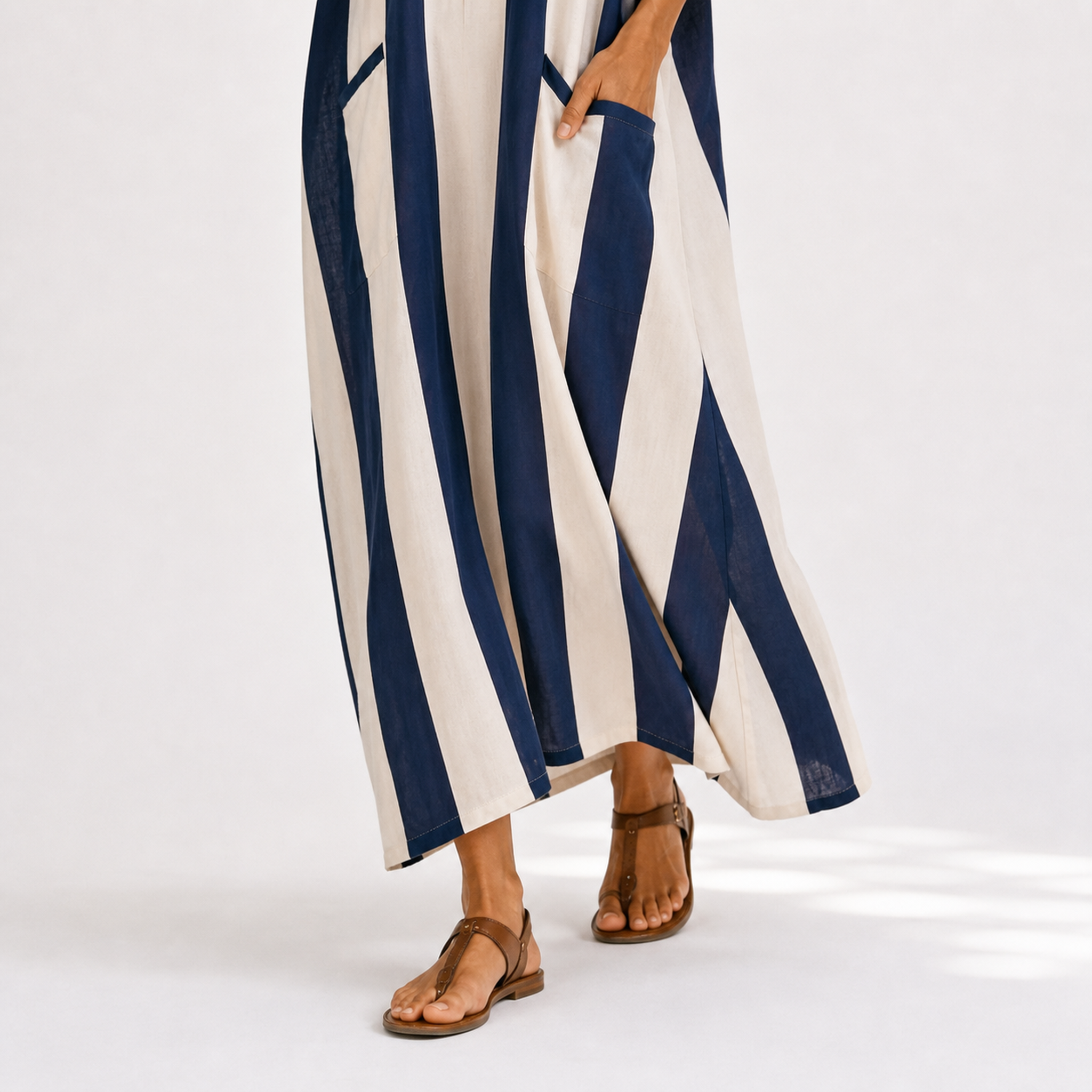 Caftan Yasmina Bleu Marine