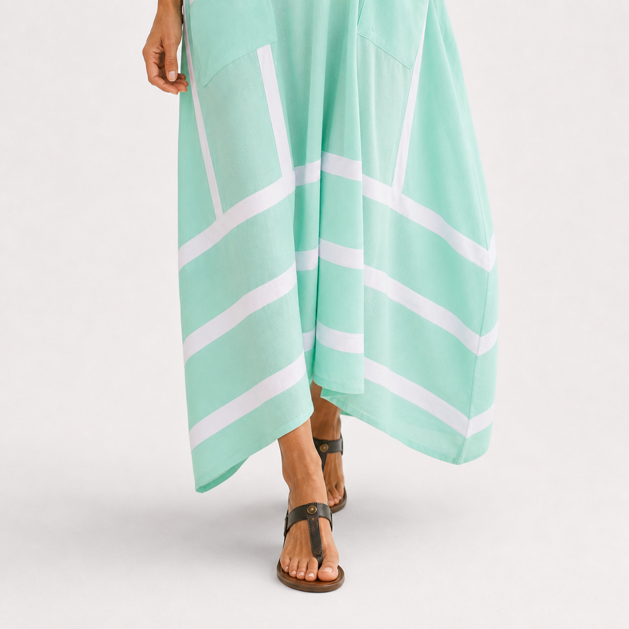 Caftan Zaira Vert Menthe
