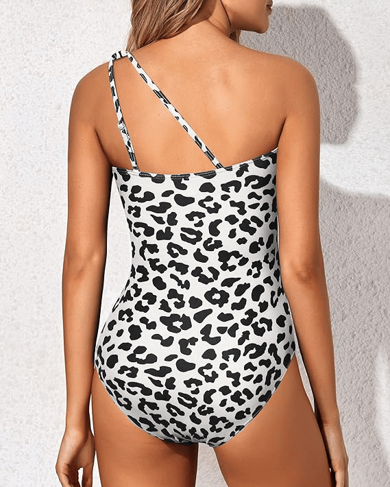 Ainhoa - Maillot de bain asymétrique à une seule épaule avec fronces flatteuses