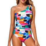 Ainhoa - Maillot de bain asymétrique à une seule épaule avec fronces flatteuses