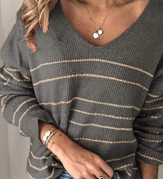 Aira - Blouse - Gris