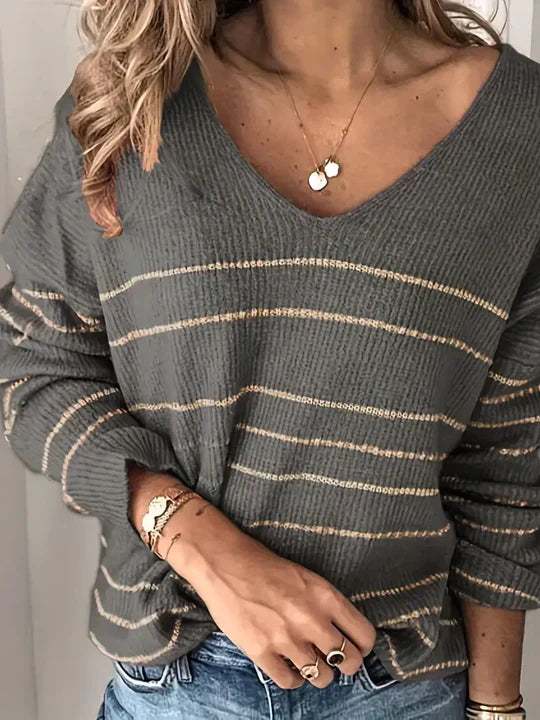 Aira - Blouse - Gris