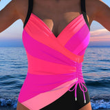 Alma - Maillot de Bain Enveloppant à Imprimé Vibrant et Coloré