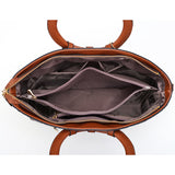 Amalia - Sac Bicolore Effet Croco