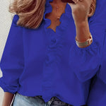Amaya - Blouse - Bleu royal
