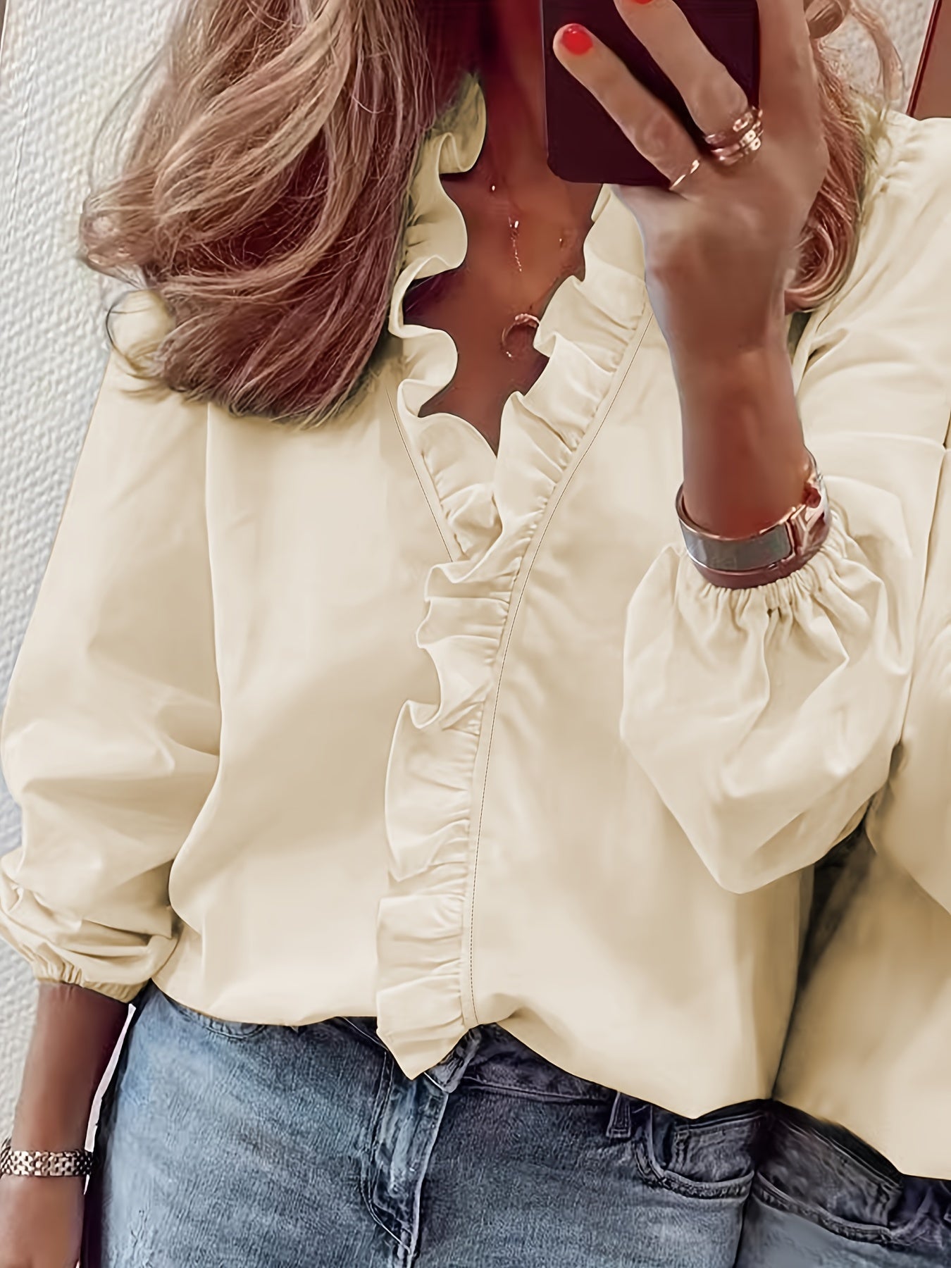 Amaya - Blouse - Abricot