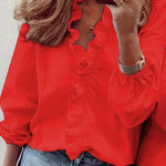 Amaya - Blouse - Rouge