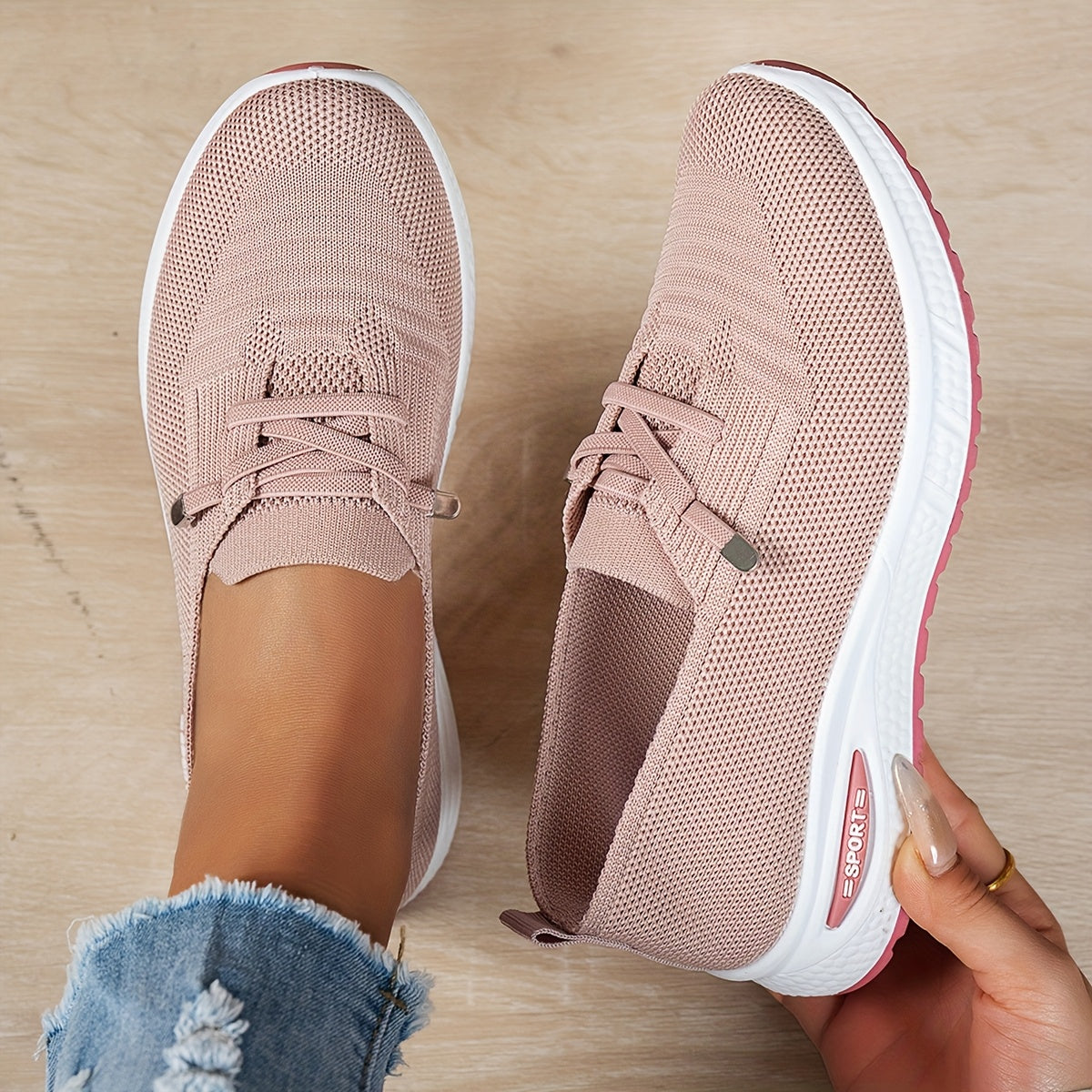 Anaëlle - Baskets Texturées à Lacets