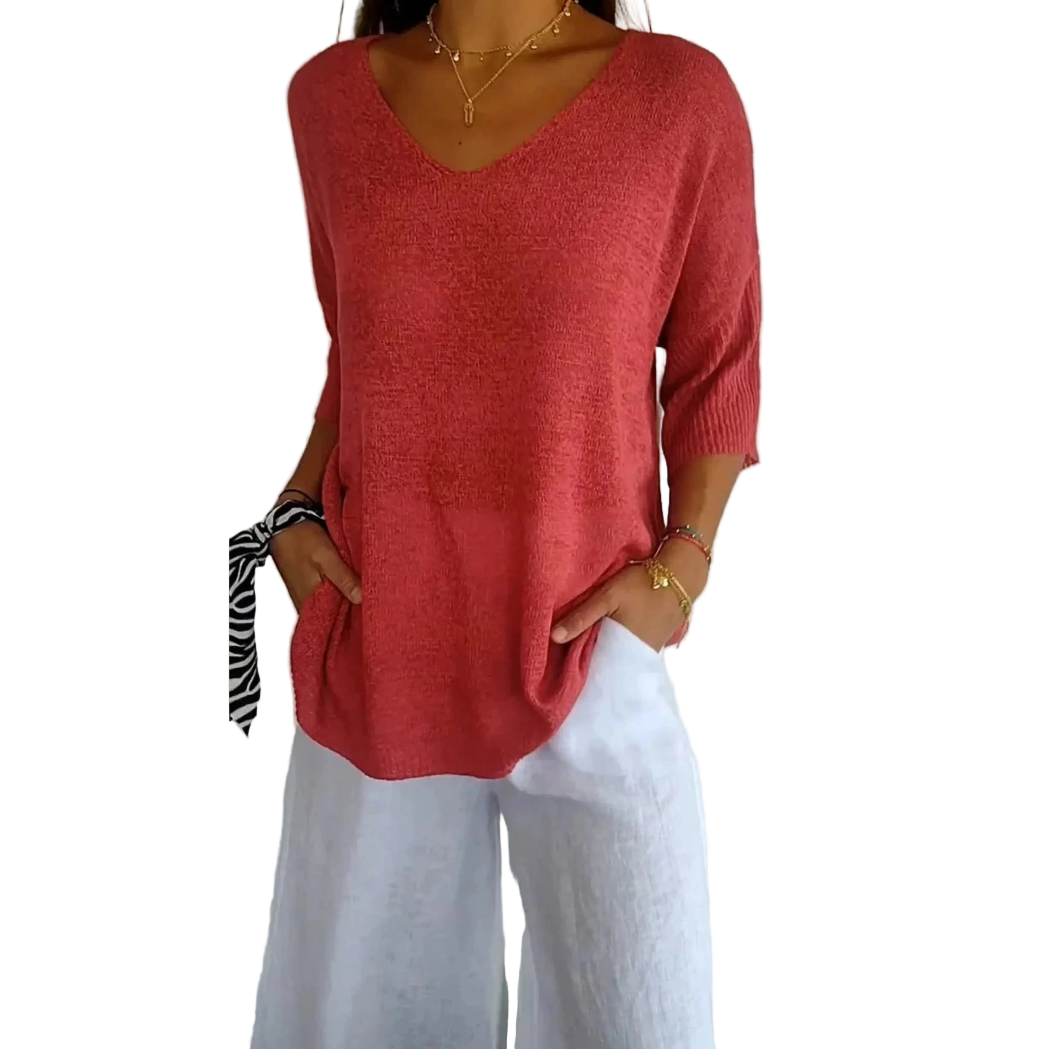 Annabelle - Blouse - Rouge