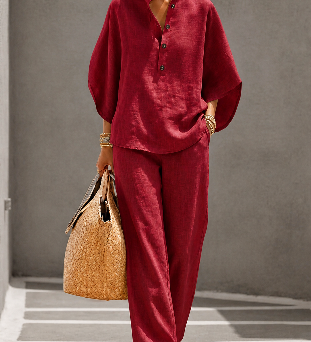Ariel - Blouse - Rouge