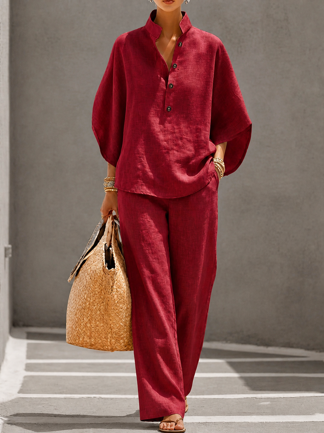 Ariel - Blouse - Rouge