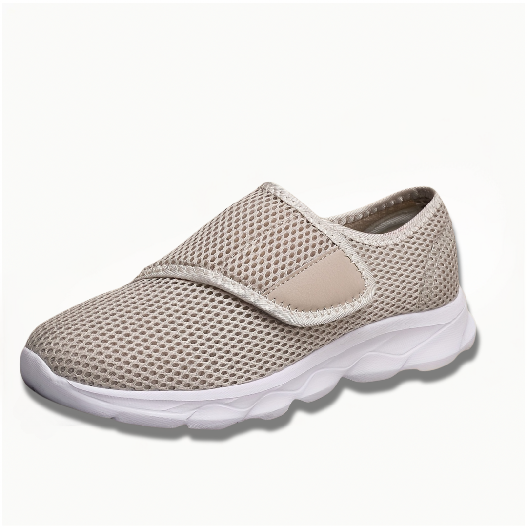 Berthe - Chaussures Ajourées à Scratch