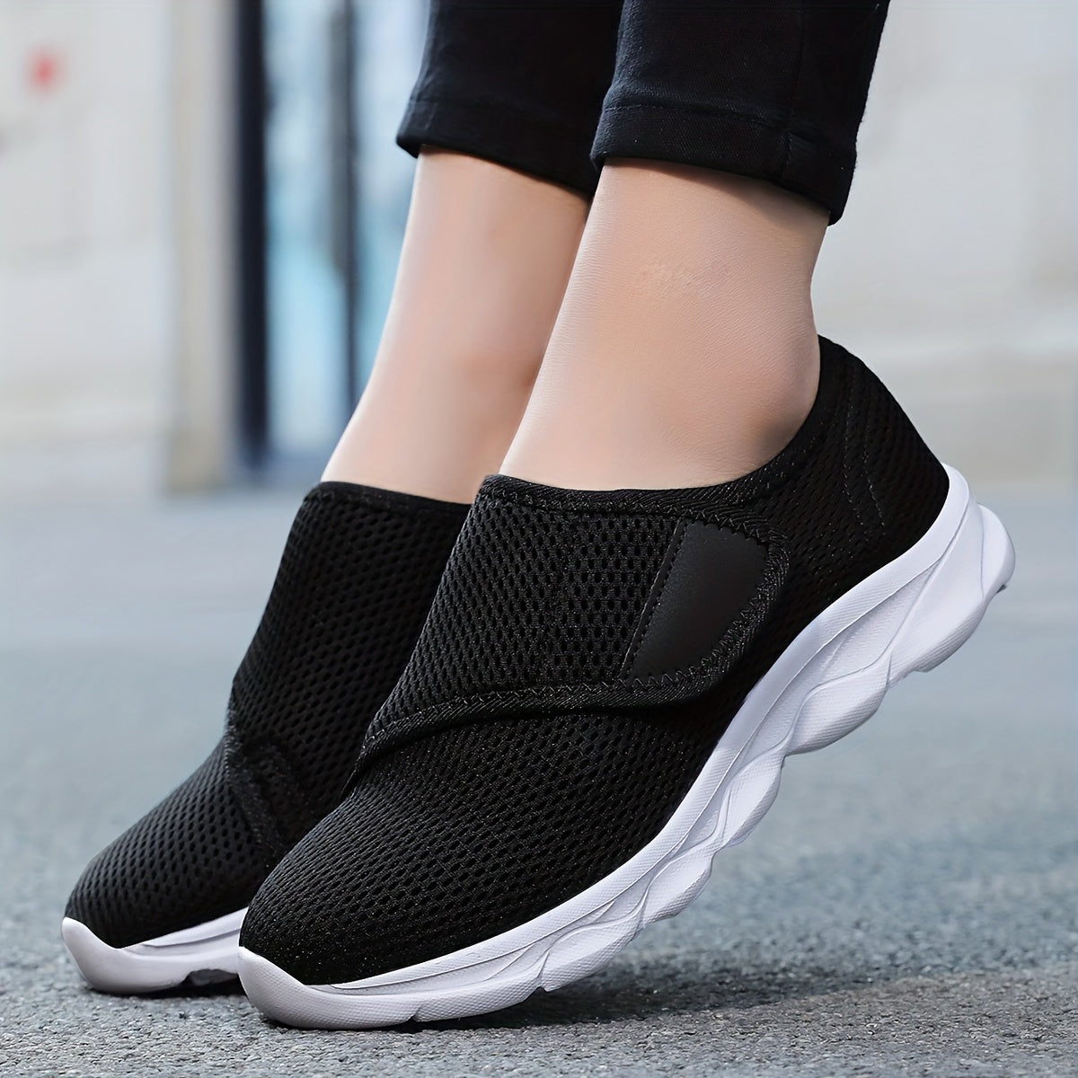 Berthe - Chaussures Ajourées à Scratch — vue 7