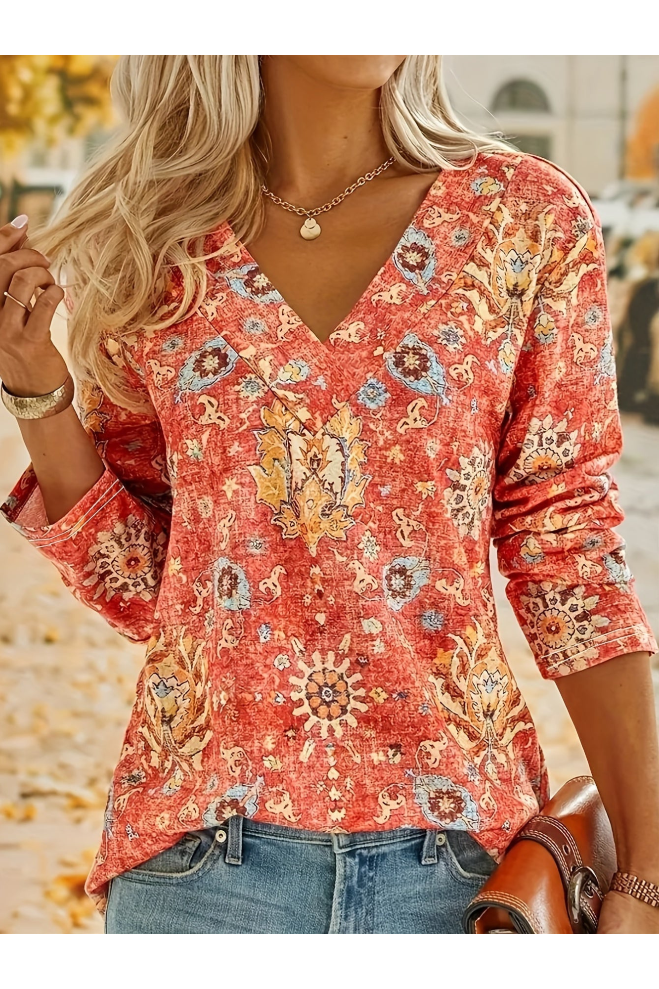 Bibi - Blouse - Rouge