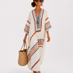 Caftan Amira Blanc Ethnique