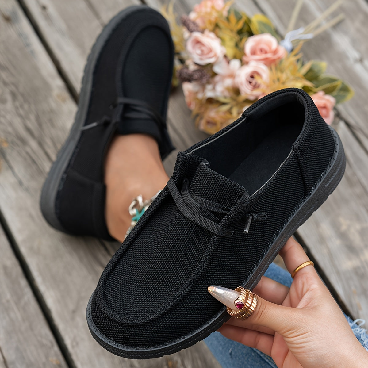 Capucine - Baskets Slip-On Bicolores