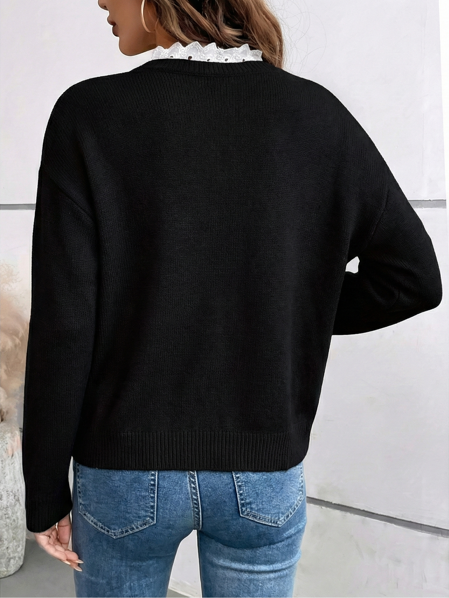Céline · Pull en Maille à Col Ajouré — vue 11