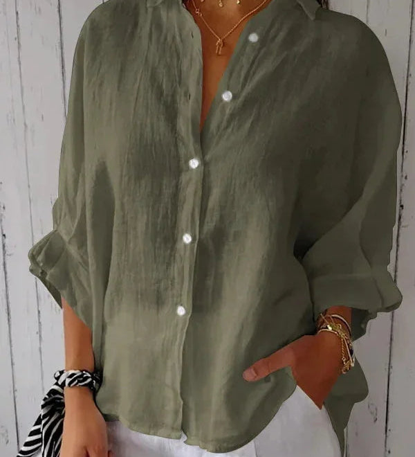 Cheryl - Blouse - Vert olive