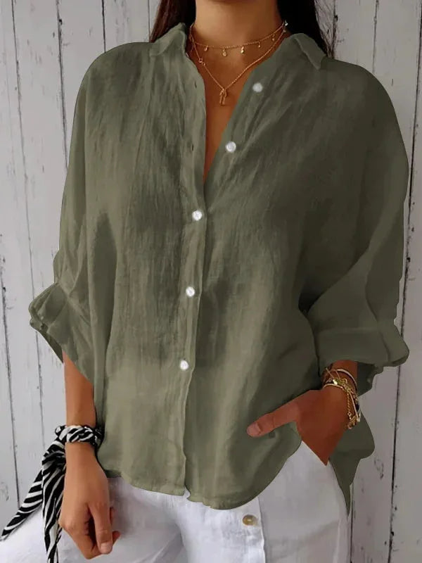 Cheryl - Blouse - Vert olive