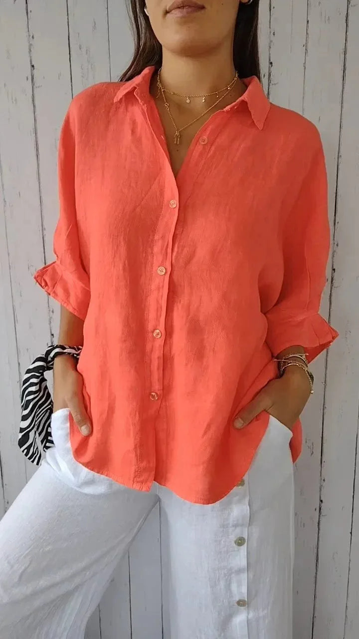 Cheryl - Blouse - Orange