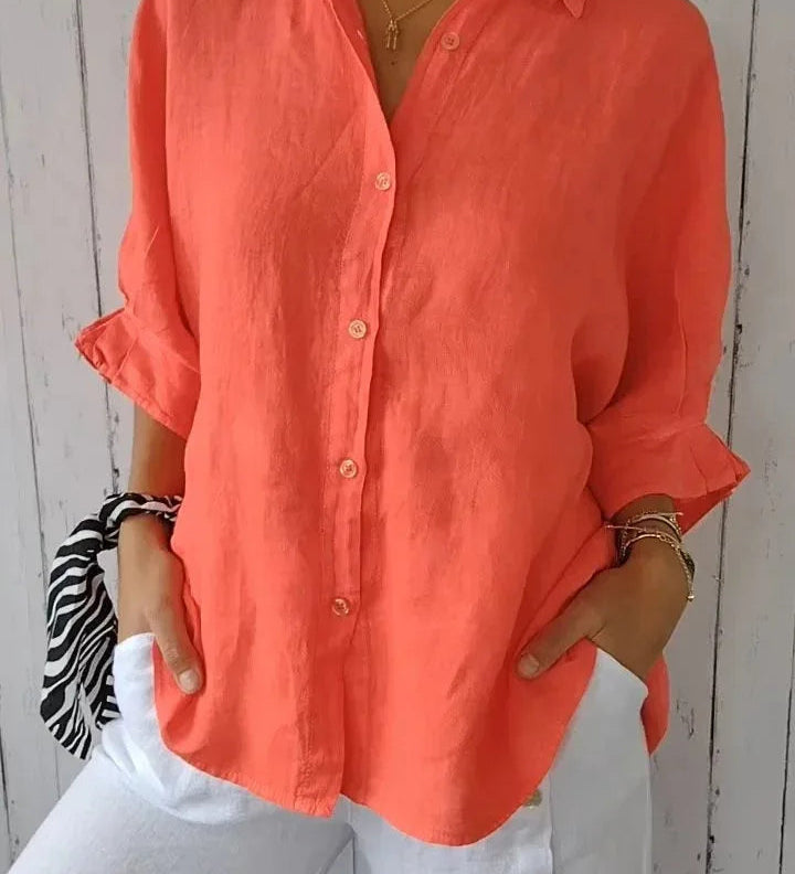 Cheryl - Blouse - Orange