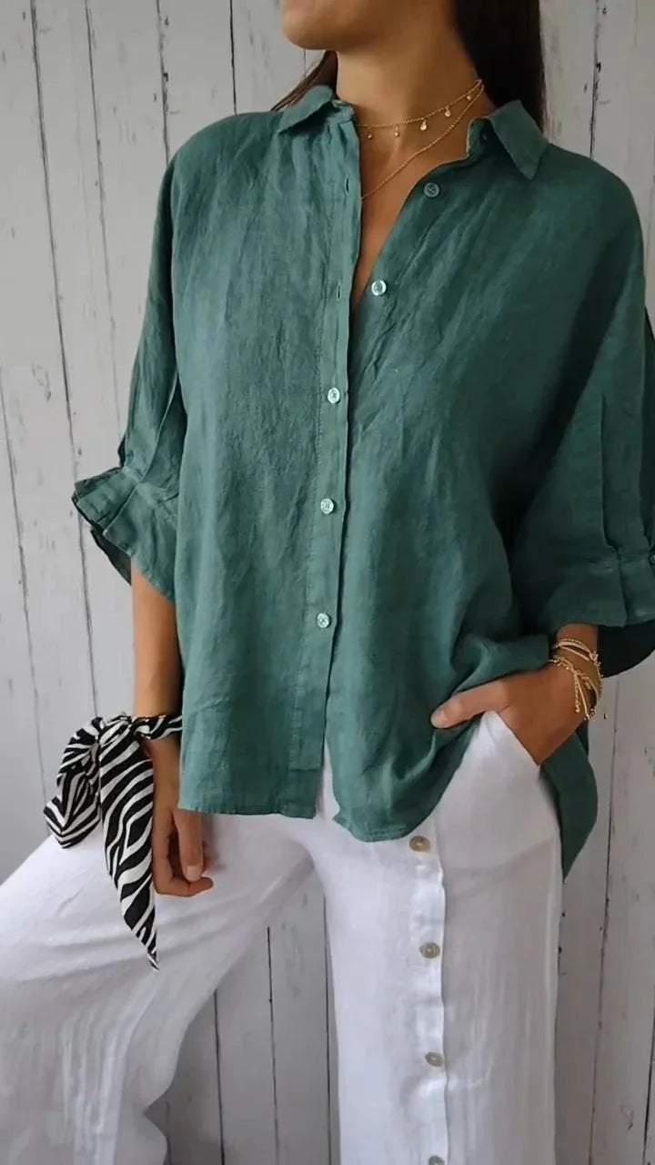 Cheryl - Blouse - Vert malachite