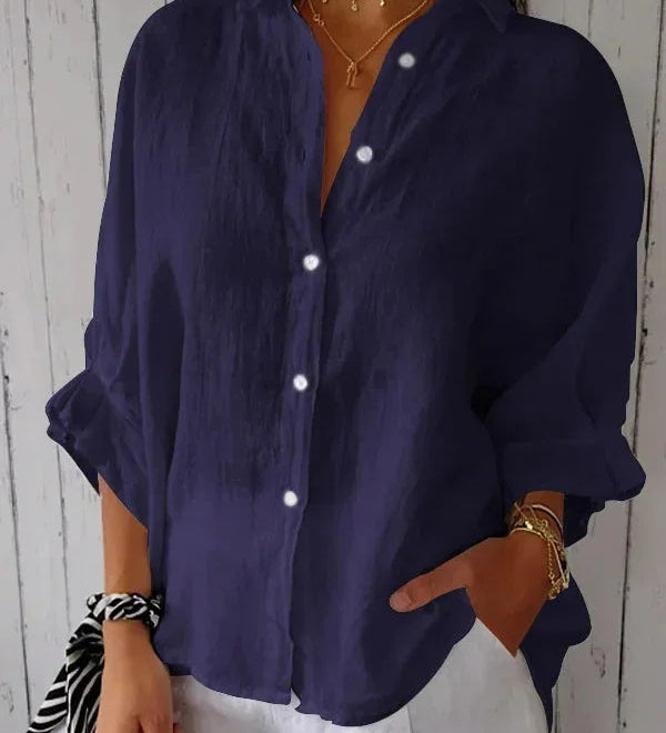 Cheryl - Blouse - Bleu marine