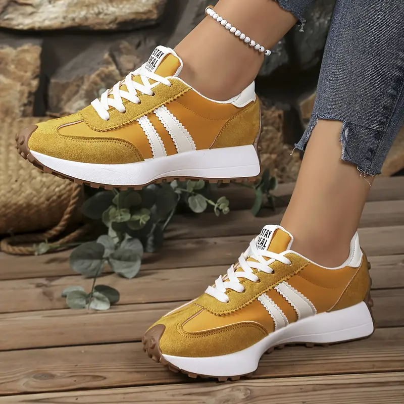 Cléa - Baskets à Lacets Contrastées — vue 1