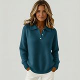 Clémentine - Blouse - Fond bleu