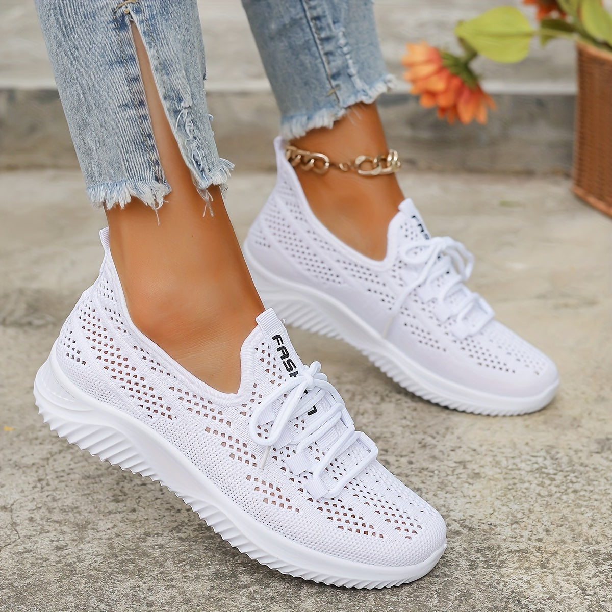 Colette - Baskets Ajourées à Lacets — vue 1