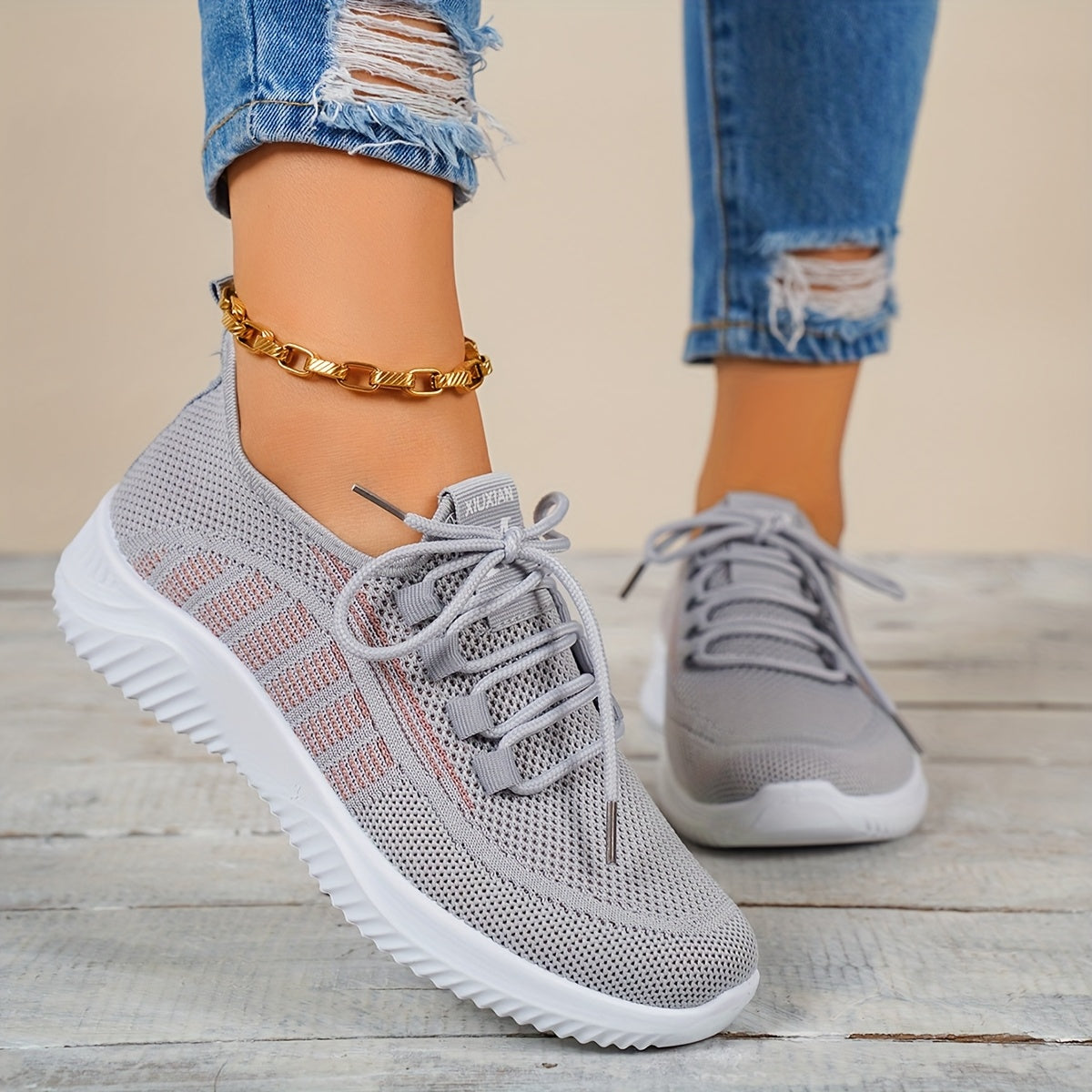 Colette - Baskets Ajourées à Lacets