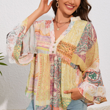 Delaney - Blouse - Jaune