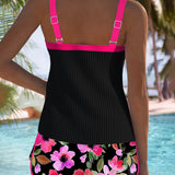 Diana - Tankini chic deux pièces avec top flatteur et pantalon confortable