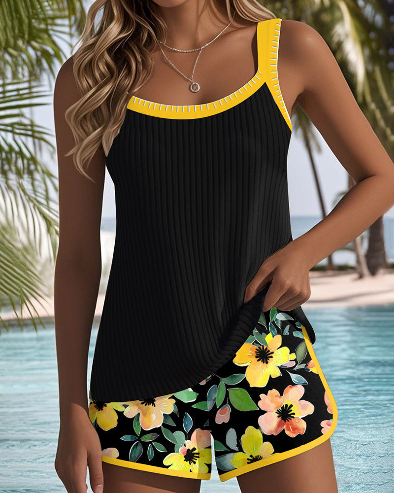Diana - Tankini chic deux pièces avec top flatteur et pantalon confortable