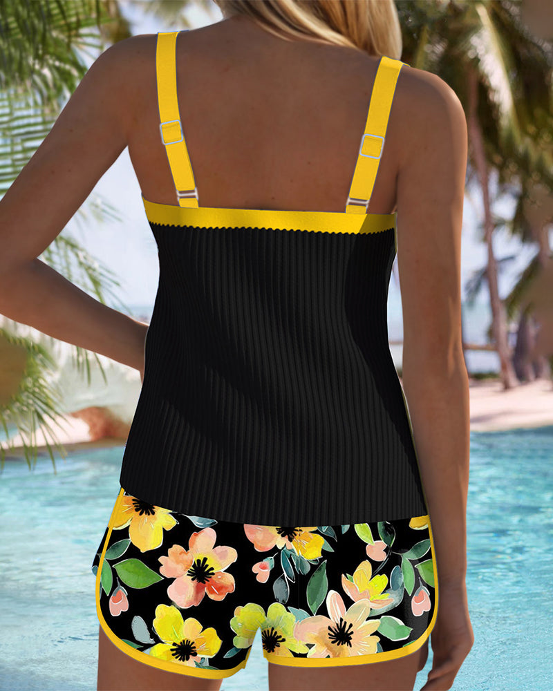 Diana - Tankini chic deux pièces avec top flatteur et pantalon confortable