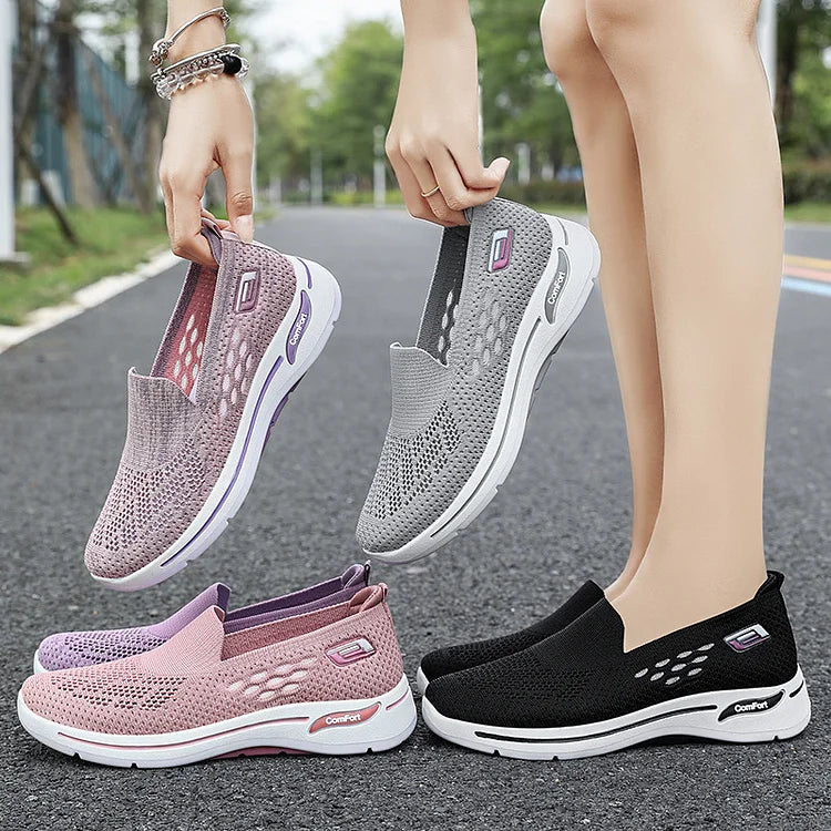 Éliane - Baskets Slip-On à Panneaux Latéraux