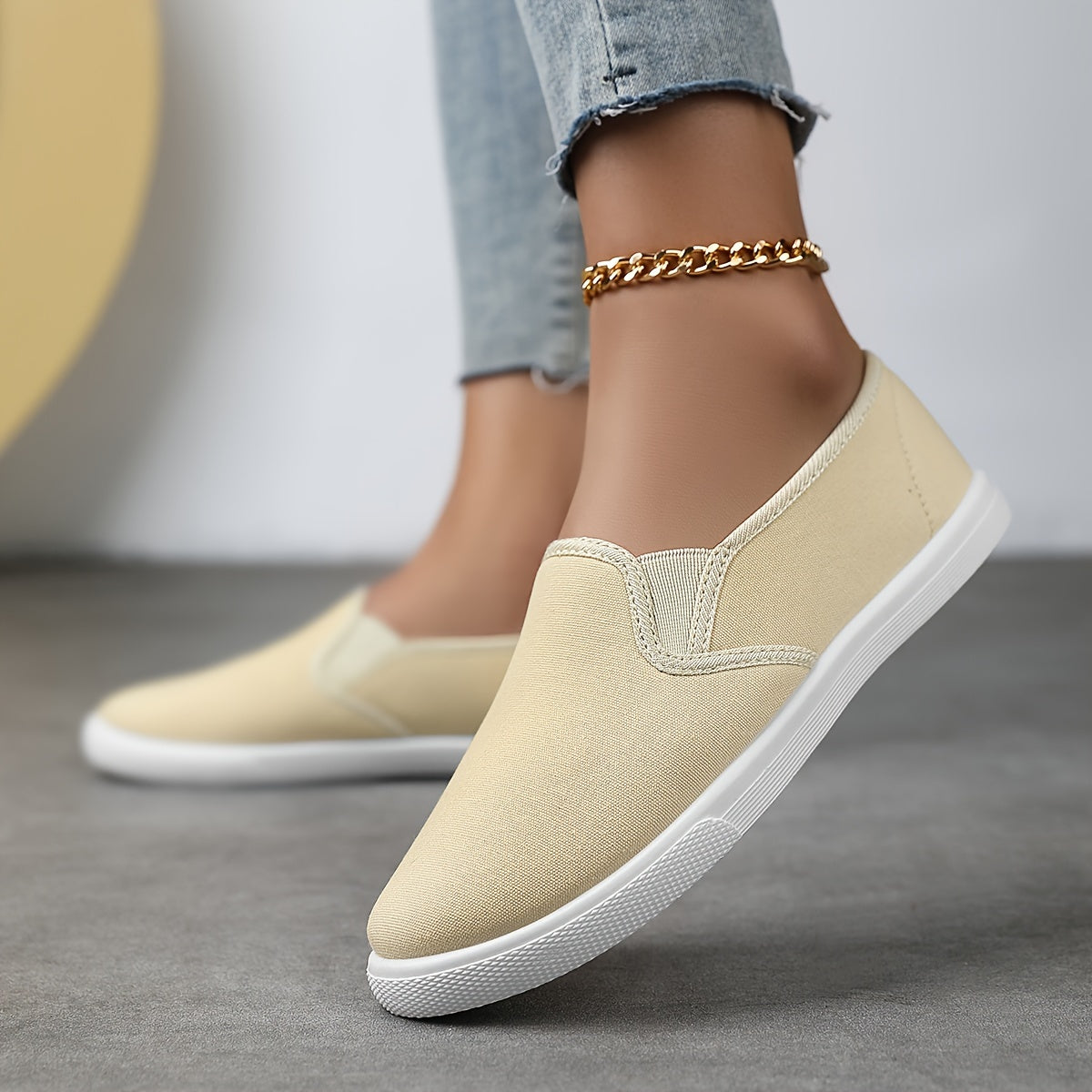 Éloria | Baskets Slip-On en Toile