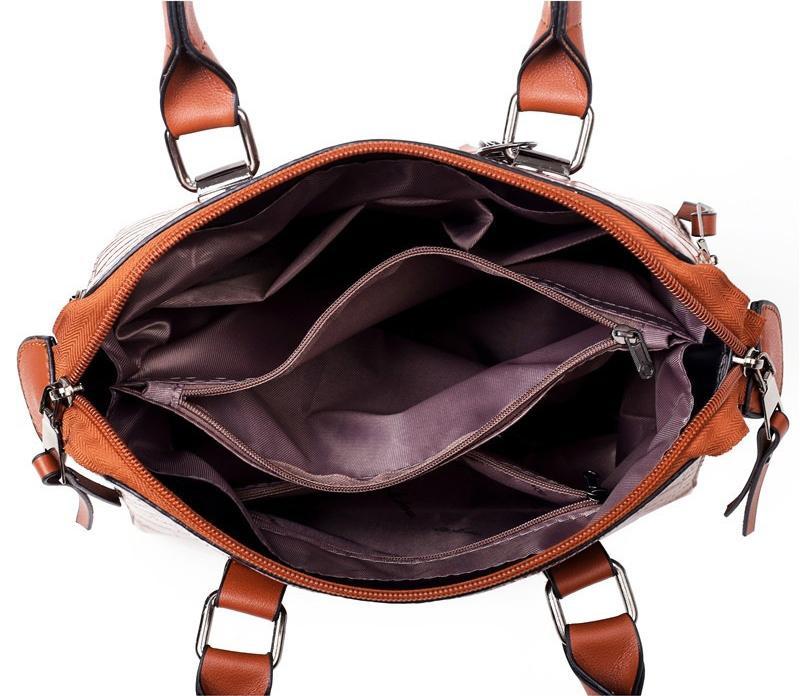Elvira - Ensemble de Sacs 4 Pièces Effet Croco