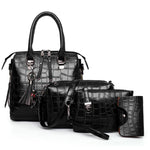 Elvira - Ensemble de Sacs 4 Pièces Effet Croco