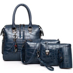 Elvira - Ensemble de Sacs 4 Pièces Effet Croco